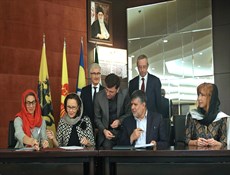 طهران وبروكسل توقعان مذكرة تفاهم للتعاون التجاري والإقتصادي