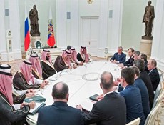 في الكرملين.. بوتين يناقش الملف السوري والنفط مع ابن سلمان