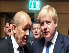 وزيرا الخارجية البريطاني والفرنسي يؤكدان ضرورة تمتع إيران بمنافع الإتفاق النووي