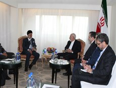 محادثات بين وزيري الخارجية الايراني والعماني