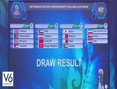 العراق يواجه إيران وعمان في كأس آسيا للكرة الشاطئية