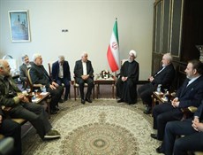 روحاني: الحشد الشعبي يتمتع بمكانة مرموقة في تعزيز التآزر الوطني في العراق