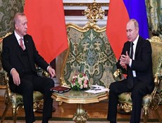 بوتين يبحث الوضع في إدلب مع أردوغان