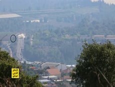 مشاهد توثق إصابة الآلية الإسرائيلية خلال عملية المقاومة الاسلامية