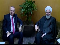 الرئيسان الإيراني والتركي يؤكدان العمل سويا لحل مشاكل العالم الإسلامي