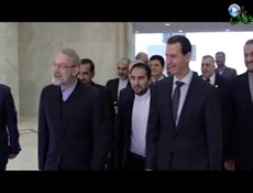 الأسد للاريجاني: الشعب السوري مصمم على تحرير كامل الأراضي السورية من الإرهاب