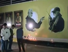 وقفة استذكارية في موقع الجريمة الامريكية باغتيال الشهيدين القائدين سليماني و المهندس