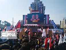 إحياء الذكرى السنوية الأولى للشهيدين سليماني والمهندس