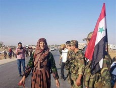 عين العرب في حماية الجيش السوري