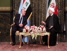 الرئيس روحاني يستقبل رئيس الوزراء العراقي