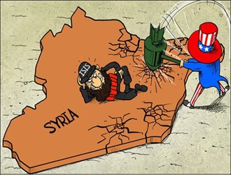 أمريكا تكافح داعش في سوريا!