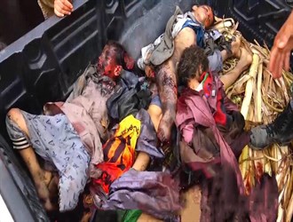 غارات العدوان البشعة تستهدف حافلة مدرسية يمنية وتحصد 131 شهيداً وجريحاً بينهم 96 طفلاً  (تقرير موسع)