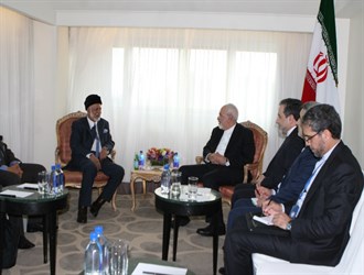 محادثات بين وزيري الخارجية الايراني والعماني