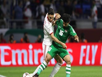 ايران تتصدر مجموعتها بعد التعادل مع العراق