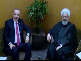 الرئيسان الإيراني والتركي يؤكدان العمل سويا لحل مشاكل العالم الإسلامي