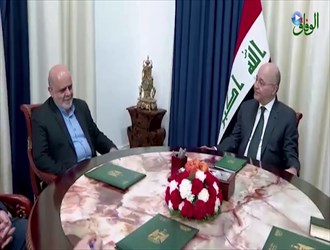 صالح يستقبل السفير الايراني ويؤكد ضرورة تعزيز العلاقات الثنائية بين البلدين