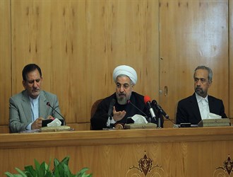 روحاني يجدد دعم ايران للشعب الفلسطيني امام جرائم الصهاينة