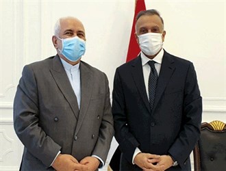 الكاظمي يستقبل ظريف وبحث معه بالعلاقات الثنائية وأوضاع المنطقة