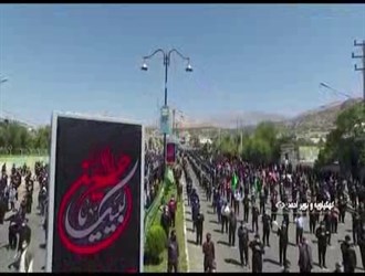 أبناء الشعب الايراني يشاركون في مراسم عاشوراء بمختلف انحاء البلاد وسط تدابير صحية مشددة