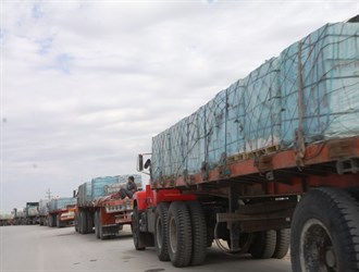 زيادة صادرات السلع الايرانية إلى العراق عبر منفذ خسروي بنسبة 466 بالمائة