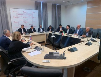 إنشاء المركز التجاري الإيراني - الروسي في موسکو