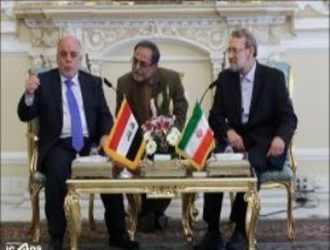 لاريجاني: لاريجاني يؤکد دعم ايران للعراق بکل قوة وفي جميع الظروف